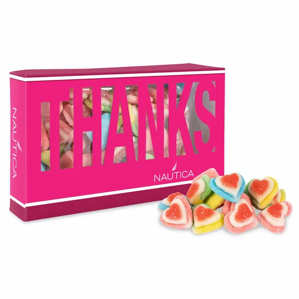 Thanks Die Cut Box with Triple Layer Hearts - Table Covers Now