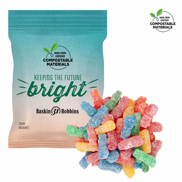 2oz ECO-Digibag, Compostable & Full Color, Sour Kids - Table Covers Now