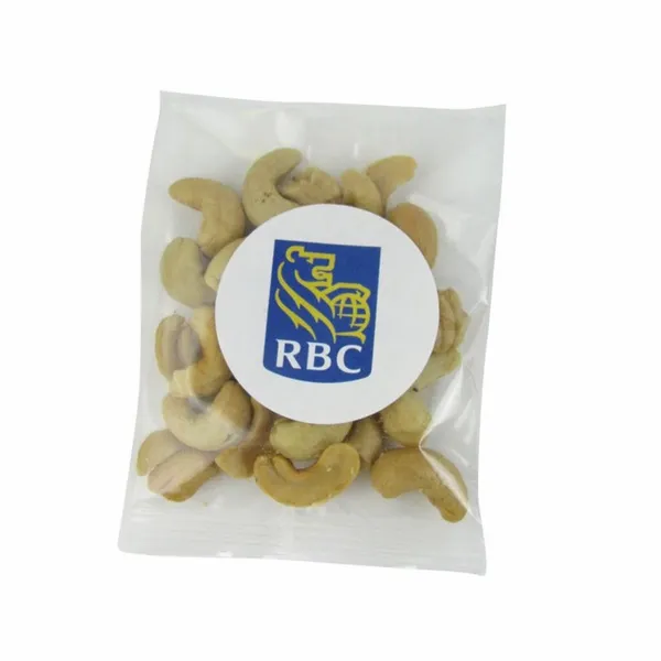 1oz. Goody Bags - Jumbo Salted Cashews - Table Covers Now