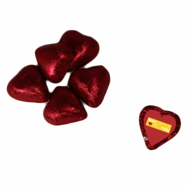 Individually Wrapped Chocolate Hearts - Table Covers Now