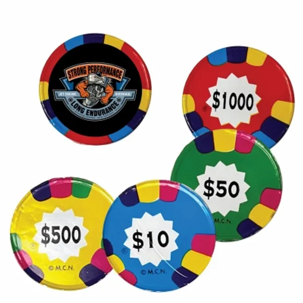 Chocolate Poker Chips - Table Covers Now