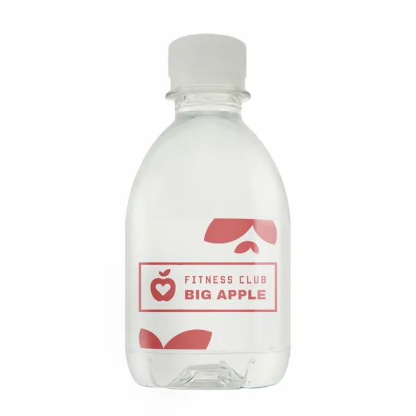 8 oz Plastic Bullet Bottle – Custom Label Water - Custom Aprons Now