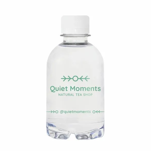 8 oz Plastic Bullet Bottle – Screen Printed Custom Water - Custom Aprons Now