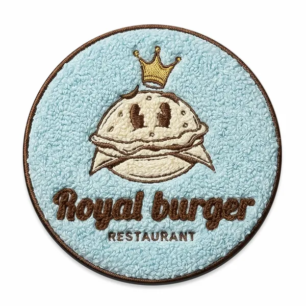 Chenille Button - Custom Aprons Now