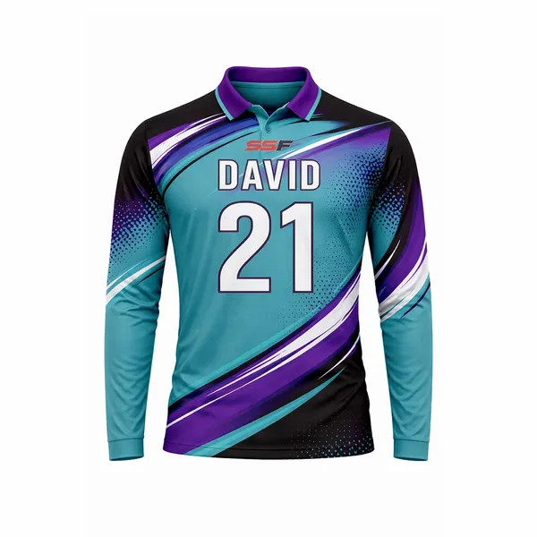 Full Color Sublimated Long Sleeve Polo - Table Covers Now