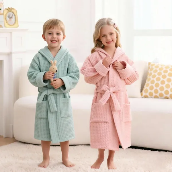 Custom Kids Waffle Robes - Table Covers Now