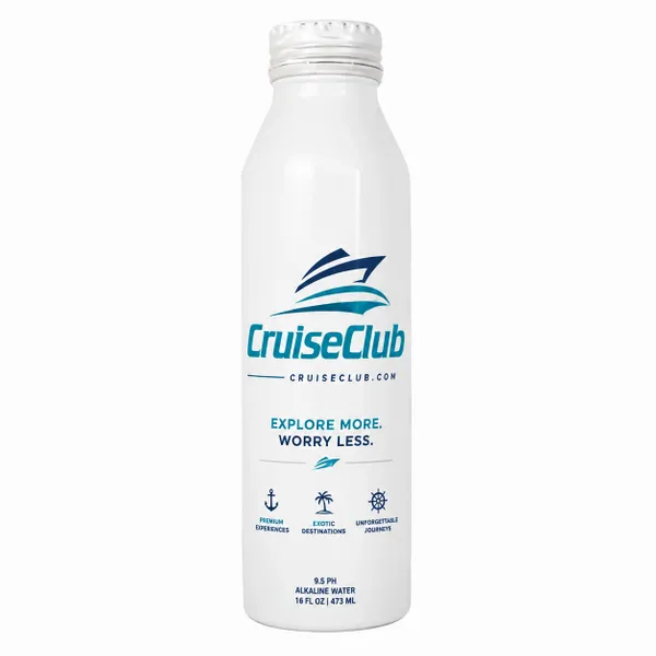 16 oz Aluminum Tall and Skinny Bottle (with Direct Print) - Table Covers Now