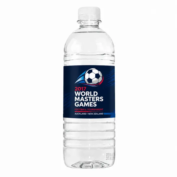 16.9 oz Plastic Ribbed Bottle - Table Covers Now
