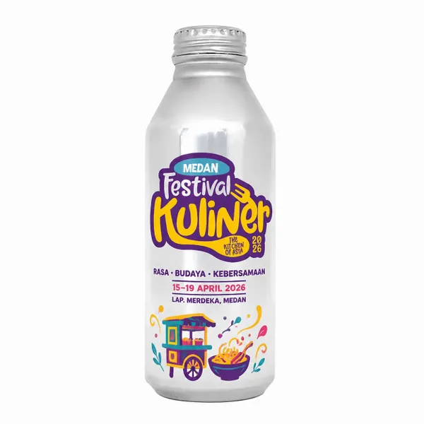 16 oz Aluminum Chubby Bottle with Direct Print - Table Covers Now