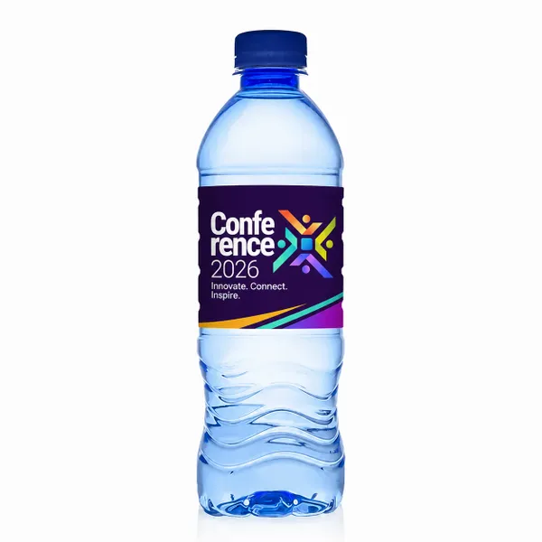 16.9 oz Blue Water Bottle - Table Covers Now