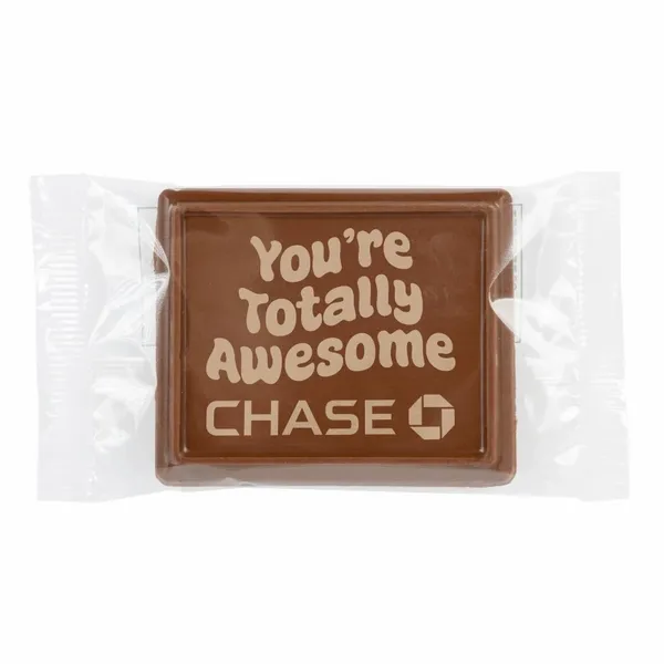 Etched Rectangle Chocolate Cookie - Custom Aprons Now