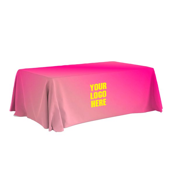 Quick Ship Custom Table Throw Covers for Exhibits - Table Covers Now