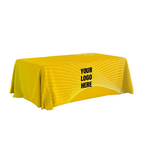 Yellow Geometry Table Throw - Table Covers Now