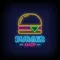 Burger Shop Neon Sign - Custom Aprons Now