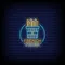 French Fries Shop Neon Sign - Custom Aprons Now