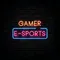 Gamer E-Sport Neon Sign - Custom Aprons Now