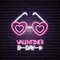 Valentines Day With Heart Sunglasses - Custom Aprons Now