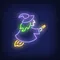Witch Neon Sign - Custom Aprons Now