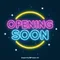 Opening Soon Neon Sign - Custom Aprons Now