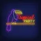 Tropical Party Neon Sign - Custom Aprons Now