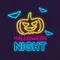 Pumpkin Halloween Night Neon Sign - Custom Aprons Now