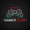 Gamer Club Neon Sign - Custom Aprons Now
