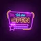 We Are Open With Star Icon Neon Sign - Custom Aprons Now