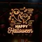 Happy Halloween Two Ghosts Neon Sign - Custom Aprons Now