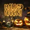 Halloween Neon Sign - Custom Aprons Now