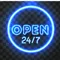 Open Neon Sign - Custom Aprons Now