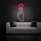 Finger Heart Neon Sign - Custom Aprons Now