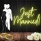 Just Married! Neon Sign - Custom Aprons Now