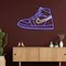 Sneaker Blue White Neon Sign - Custom Aprons Now
