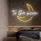 To The Moon Neon Sign - Custom Aprons Now