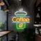 Coffee Neon Sign - Custom Aprons Now