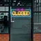 We Are Closed Neon Sign - Table Covers Now