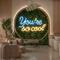 You're So Cool Neon Sign - Custom Aprons Now