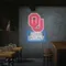 OU Bud Light Neon Sign - Custom Aprons Now