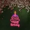 Happy Birthday Wishes Neon Sign - Custom Aprons Now