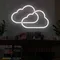 Twin Cloud Neon Signs - Custom Aprons Now