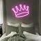 Majestic Pink Crown Neon Sign - Custom Aprons Now