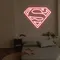 Superman Neon Sign - Custom Aprons Now