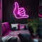 Pink Shaka Hand Neon Sign - Custom Aprons Now