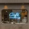Cafe Window Neon Sign - Custom Aprons Now