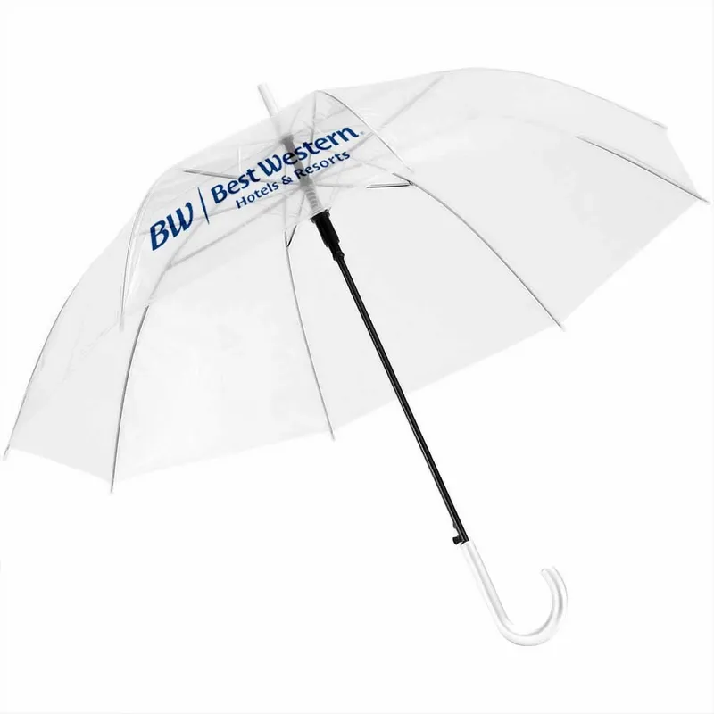 Clear Umbrella - 46 in Arc - Table Covers Now
