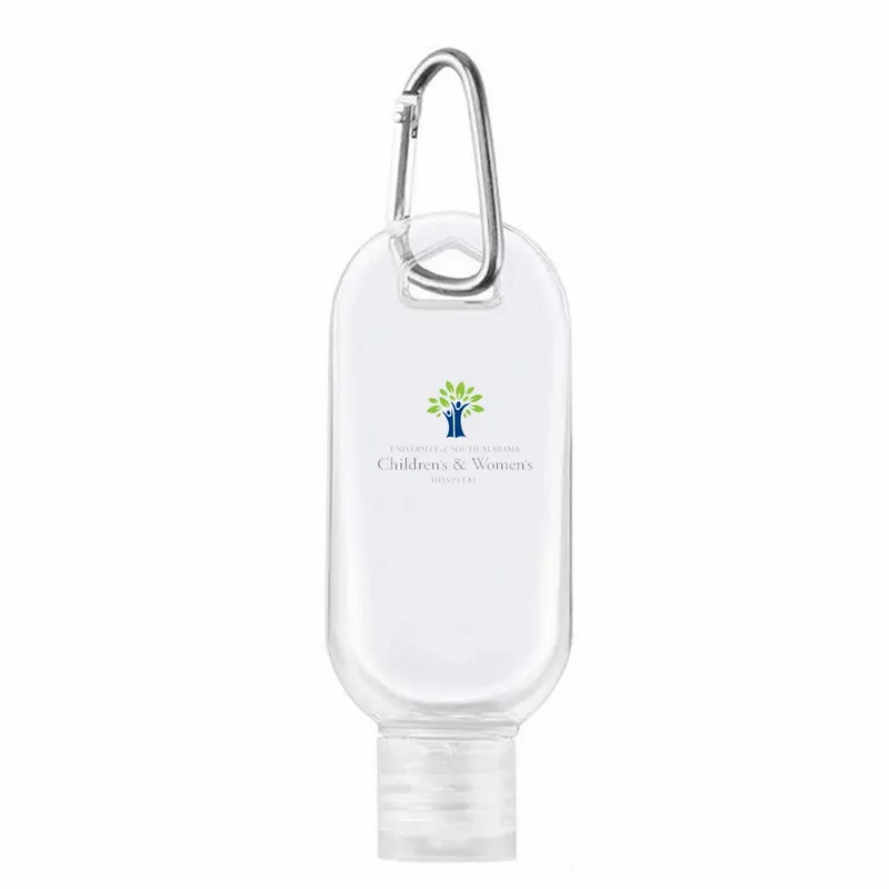 Sanitizer Bottles With Carabiner - Table Covers Now