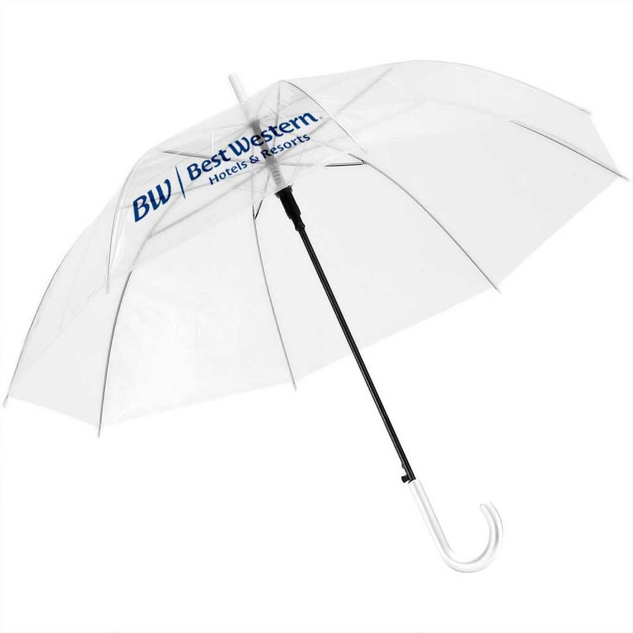 Clear Umbrellas - Table Covers Now