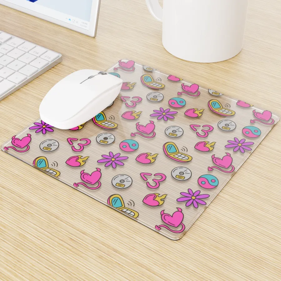 Custom Acrylic Transparent Mouse Pad - Table Covers Now