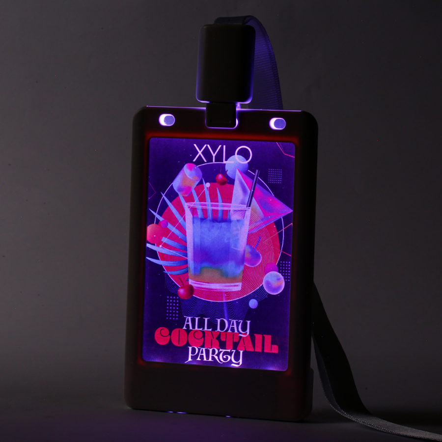 Glow Badge Holder - Custom Aprons Now