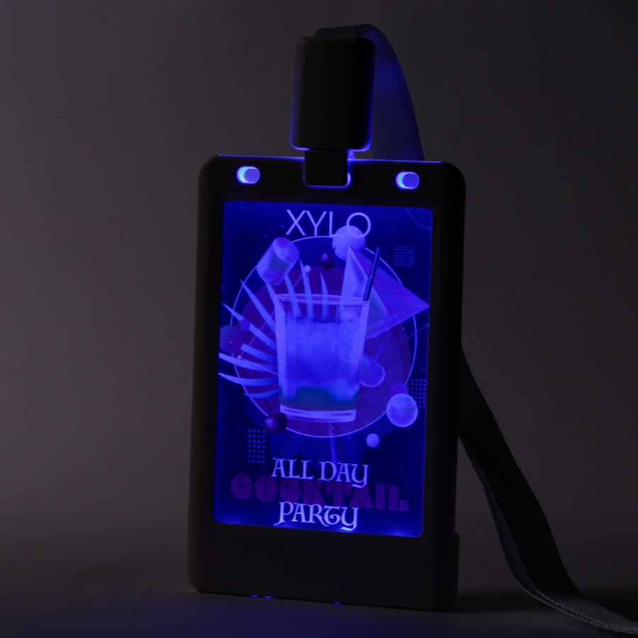 Glow Badge Holder - Custom Aprons Now